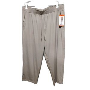 32° Cool Capri Pants Women's XXL Tan Pull-On NWT